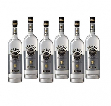 BELUGA NOBLE RUSSIAN VODKA 1 LITER 6 FLASCHEN - 1