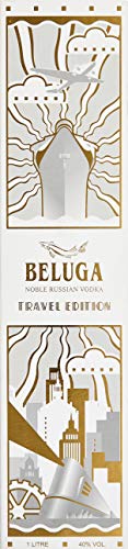 Beluga Noble Russian Vodka Export Travel Edition Mit Geschenkverpackung (1 x 1 l) - 6