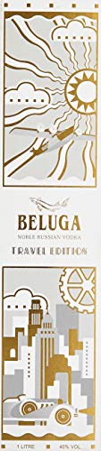 Beluga Noble Russian Vodka Export Travel Edition Mit Geschenkverpackung (1 x 1 l) - 7