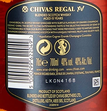 Chivas Brothers Chivas Regal XV 15 Years Old Blended Scotch Whisky (1 x 0.7 l) - 7