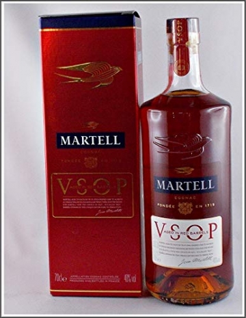 Cognac Martell VSOP + Glaskugelportionierer - 2