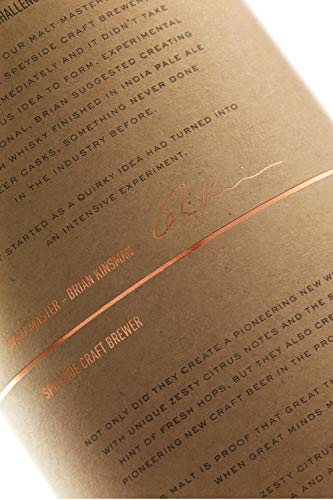 Glenfiddich IPA Experiment Single Malt Scotch Whisky mit Geschenkverpackung (1 x 0,7 l) – limitierte Premium-Auflage in Indian Pale Ale Fässern gereift - 4