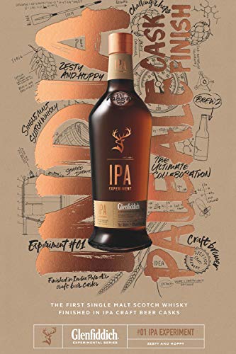 Glenfiddich IPA Experiment Single Malt Scotch Whisky mit Geschenkverpackung (1 x 0,7 l) – limitierte Premium-Auflage in Indian Pale Ale Fässern gereift - 6