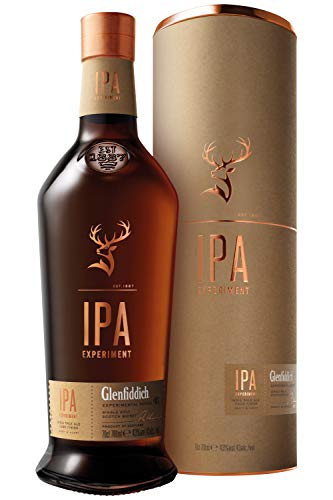 Glenfiddich IPA Experiment Single Malt Scotch Whisky mit Geschenkverpackung (1 x 0,7 l) – limitierte Premium-Auflage in Indian Pale Ale Fässern gereift - 1