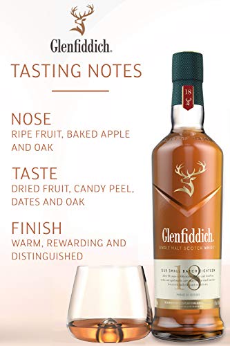 Glenfiddich Single Malt Scotch Whisky 18 Jahre mit Geschenkverpackung (1 x 0,7 l) - 5