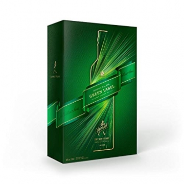 Johnnie Walker Green Label 15Y Blended Scotch Whisky 0,7L, 2 Gläser Geschenkbox - 2