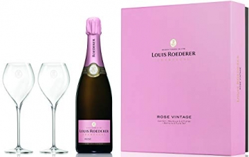 Louis Roederer Champagne Brut Rosé Genuss zu Zweit Geschenkpackung Roséchampagner (1 x 0.75 l) - 