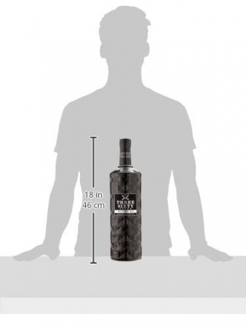 Three Sixty Vodka Black 42 3 Liter (42%-VOL) Große Flasche (1x3L) - 3