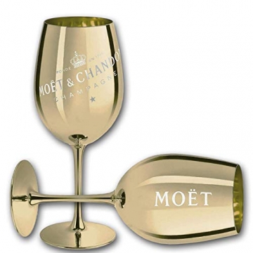 Moët & Chandon Moet & Chandon Imperial Champagner Echtglas Ibiza (Gold), 1 Glas - 