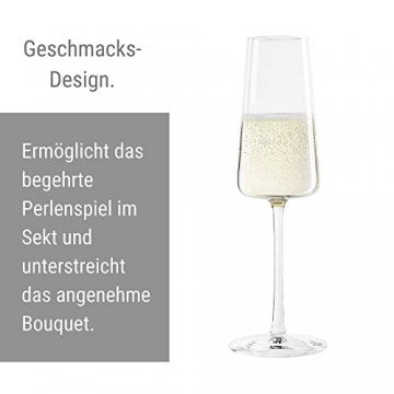 Stölzle Lausitz Power Champagnerkelche 240 ml I Schaumweingläser 6er Set Kristallglas I Sektkelche spülmaschinenfest I Sektglas-Set 6 Stück bruchsicher I wie mundgeblasen I höchste Qualität - 8