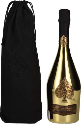 Armand de Brignac Champagne Brut Gold 12,5% Vol. 0,75l in Velvet Bag - 