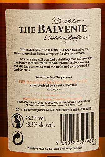 Balvenie 14 Years Peated Triple Cask Single Malt Scotch Whisky (1 x 0.70 l) - 7