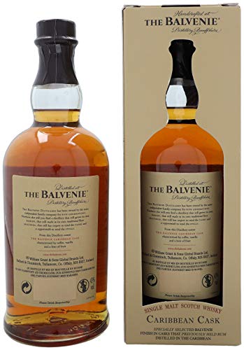 Balvenie Carribean Cask Single Malt Scotch Whisky 14 Jahre Single Malt Whisky (1 x 700 ml) - 3