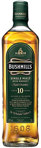 Bushmills – 10 Years Old Single Malt Irish Whiskey, Irland – 700 ml - 