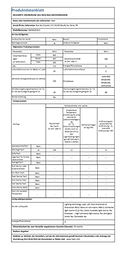 Haier HWS42GDAU1 Weinkühlschrank / 42 Flaschen / 2 Temperaturzonen/Einzigartiges natürliches Luftstromsystem/UV-Schutz Black Glass Connected - 5