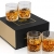 KANARS 4er Set Whisky Gläser, Bleifrei Kristallgläser, Whiskey Glas, 300 ml, Schöne Geschenk Box, Hochwertig - 1