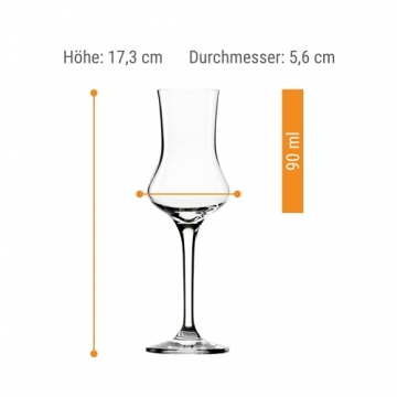 Stölzle Lausitz Destillatglas Classic 185 ml I 6er Set Whiskygläser I edles Kristallglas I spülmaschinentauglich I Tumbler I hochwertige Qualität I schöne einheitliche Optik I bruchsicher - 5